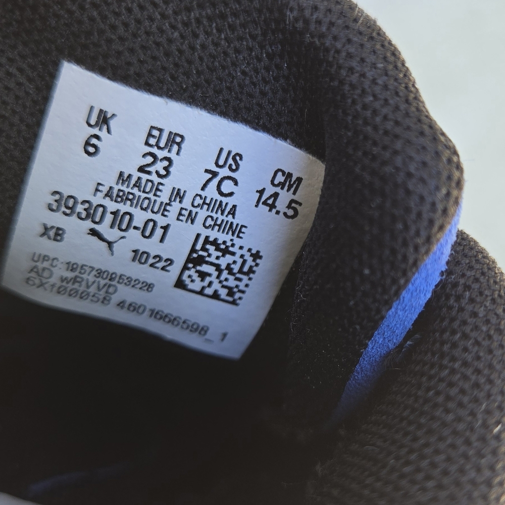 Puma Little Kids Suede Sneaker in Blue - Picture 11 of 11
